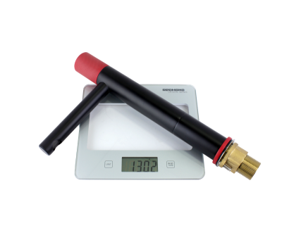 Смеситель высокий AVANTGARDE черный/ красный (2030RH)