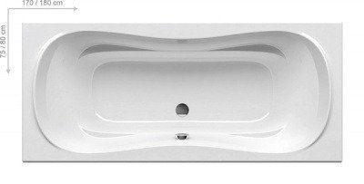 Ванна акриловая Ravak - Campanula ll 180 (CB21000000)