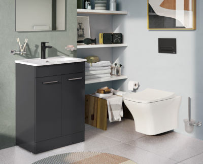 Подвесной Безободковый унитаз Vitra Zentrum Square (7484B003-0075)