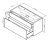 AM.PM INSPIRE V2.0, База под раковину, подвесная, 120 см, 3 ящика, push-to-open, элегантный (M50AFHX1203EGM)