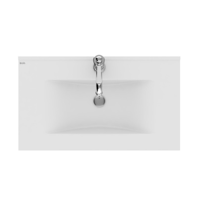 Тумба с умывальником, напольная, 80 см, белая, Oxford, IDDIS (OXF80W0i95K)