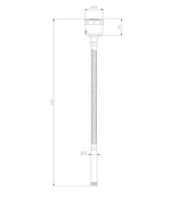 Гибкий излив Rossinka (AC-25)