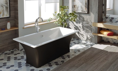 Ванна Bas "Мадрид" 170х80 чёрный (ВА00008)