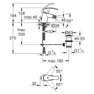 Смеситель для биде Grohe - Eurosmart (32929002)