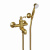Смеситель для ванны PAINI Duomo с аксессуарами, брашированное золото PVD (PJ) (88PJ105)