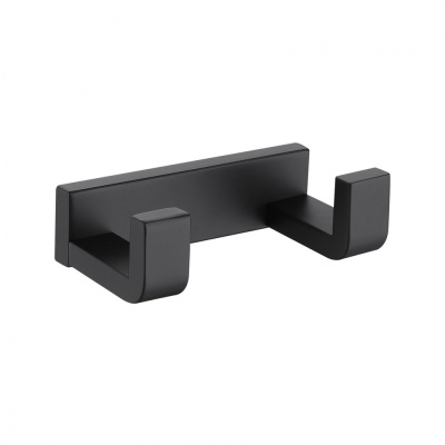 Крючок двойной ABBER Westen черный матовый (AA1750B)