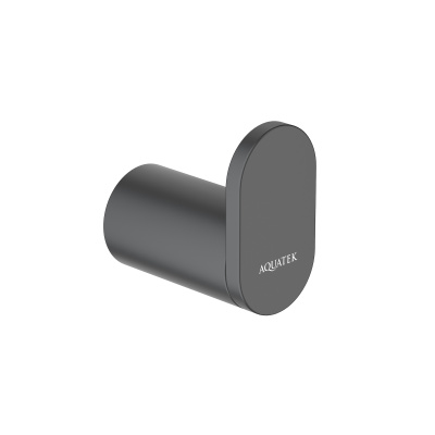 Крючок AQUATEK, матовый черный ЛИРА (AQ4425MB)