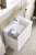 Подвесная тумба Aqwella Cube в белом матовом цвете с двумя ящиками с умывальником из литьевого мрамора (CUB0107W)