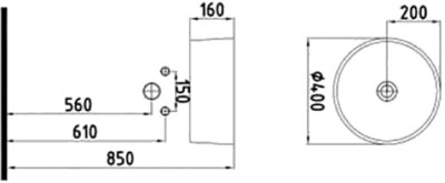 Раковина Bien Harmony (HRLG04001FD0B7000)