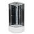 Душ.каб. NG-7507-14BLACK (800х800х2150) высокий поддон(40см) стекло МОЗАИКА 4 места (7507)