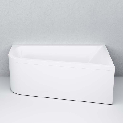 Ванна акриловая  ассиметричная 160x100, правосторонняя AM.PM Spirit (W72A-160R100W-A2)