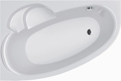 Ванна асимметричная левая 150х100 белая ALBA SPA KATRINA (ВАС027030Л100)
