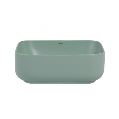 Раковина накладная ABBER Rechteck светло-зеленая матовая (AC2211MCG)