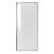 Дверь в нишу NG-66-10A (100*195) хром, стекло прозрачное, 1 место (NG-66-10A)