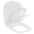 Тонкое сидение и крышка Silk White (матовый белый) Ideal Standard TESI SILK WHITE (T3527V1)