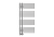 Полотенцесушитель водяной Ravak Style 500 x 1000 (X04000083650)
