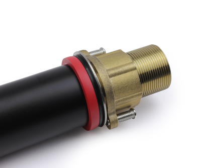 Смеситель высокий AVANTGARDE черный/ красный (2030RH)