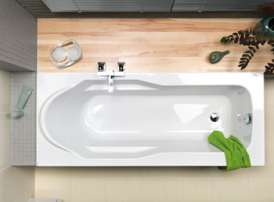 Ванна прямоугольная CERSANIT SANTANA 160x70, (63324)