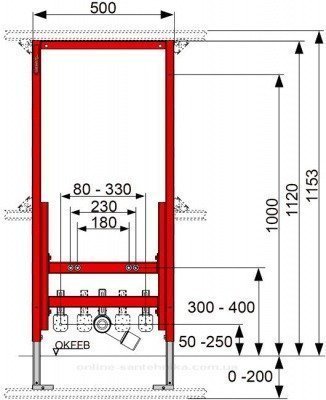 Система инсталляции для подвесного биде TECE - BASE (9.330.000) Система инсталляции для подвесного биде TECE - BASE (9.330.000)