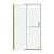 Дверь в нишу 100.K33.03.110.32.00 Pragma (110*195) золото сатин, стекло прозрачное, 1 место (100.K33.03.110.32.00)