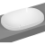 Frame Овальная накладная Раковина Vitra, 56 см, без отверстия под смеситель, без перелива, цвет белый (5652B403-0016)
