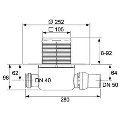 Трап TECE - TECEdrainpoint S 120 (3601200) Трап TECE - TECEdrainpoint S 120 (3601200)