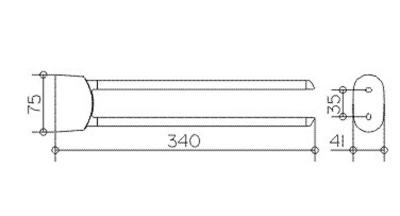 Полотенцедержатель Keuco Elegance New (11620010000)