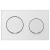 Панель смыва Vitra Uno, круглые кнопки, глянцевый хром для инсталляций 720-xxx-xx (730-0280EXP)