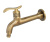 Сливной кран Bronze de Luxe длинный (насадка под шланг) (21598/2)
