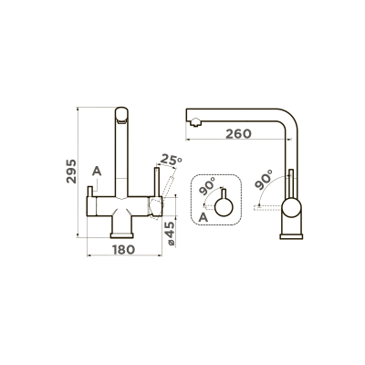 Смеситель для кухни Omoikiri Takamatsu (4994085)