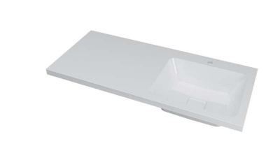 Умывальник мебельный Dreja Wing 120 R (чаша справа) (100120R)