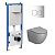 Комплект 3 в 1: инсталляция 900.K31.01.000+клавиша 700.K31.02.100.100 хром глянцев+унитаз GR-4411BMS (97.4411BMS.02.100)