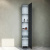 AM.PM GEM S, шкаф-колонна, напольный, правый, 30 см, графит матовый (M91CSR0306GM)