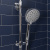 Смеситель для ванны с верхним душем, Oldie, IDDIS (OLDSB3Fi06)