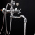Gappo душ/система/смеситель хром. излив/поворот. лейка/верх/душ (G2489)