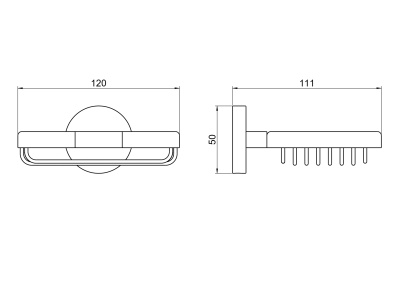 Мыльница решетка AQUATEK БЕТТА (AQ4633CR)