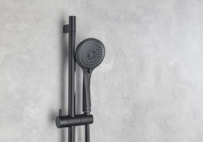 Ручной душ 3jet AQUATEK, матовый черный (AQ2003MB)