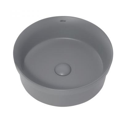 Раковина накладная ABBER Bequem серая матовая (AC2103MG)