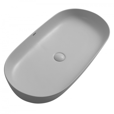 Раковина накладная ABBER Bequem светло-серая матовая (AC2110MLG)