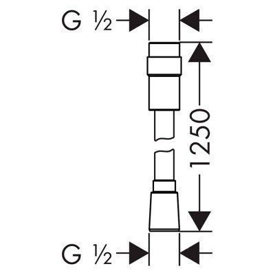 Шланг для душа Hansgrohe - Isiflex (28249000)