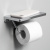 K-1425 Держатель туалетной бумаги с полочкой для телефона (K-1425)