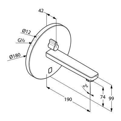 Смеситель для раковины Kludi - ZENTA (3850105) Смеситель для раковины Kludi - ZENTA (3850105)