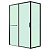 Душ.ограждение 120.K33.05.1190.21.00 Style (110*90*195) черный матовый, стекло прозрачное, 2 места (120.K33.05.1190.21.00)