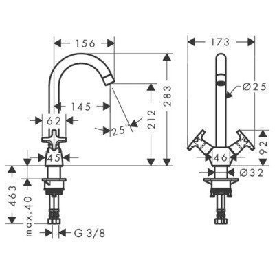 Смеситель для кухни Hansgrohe - Logis (71285000) Смеситель для кухни Hansgrohe - Logis (71285000)