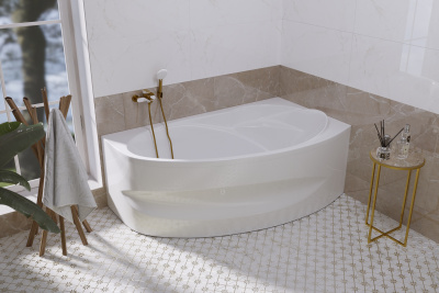 Ванна акриловая 1Marka "JULIANNA MG" 150*90 R (01дж1595п)