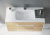 Подвесная тумба Aqwella Miami с двумя ящиками с умывальником из литьевого мрамора (MAI0175)