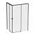 Душевое ограждение Am.Pm X-Joy Square Slide 120х90, черный, прозрачное (W94G-403-12090-BТ)
