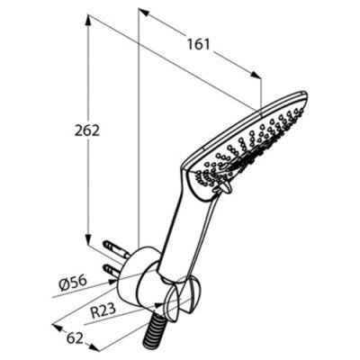 Душевой гарнитур Kludi - Fizz (6775005-00)