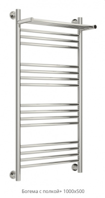Водяной полотенцесушитель Сунержа - Богема 1П + 1000х500 (00-0223-1050)