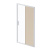 AM.PM Gem Solo Дверь душевая 110х195, стекло бронзовое, профиль матовый хром (W90G-110-1-195MBr)